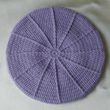 Crochet Baby Girl Lady Beret Front Post Beret