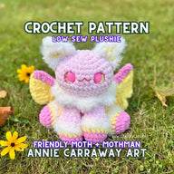 Moth and Mothman Crochet Pattern