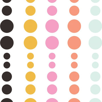 Simple Stories Kate & Ash Enamel Dots Embellishments 60/Pkg - 620044