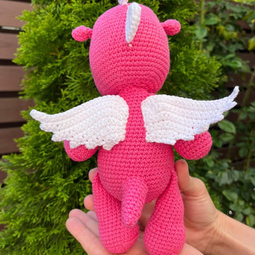 Pink Dragon With Beautiful Wings
