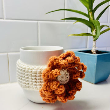 Amber Bloom Cup Cozy