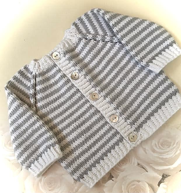 Striped Baby Party Cardi