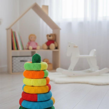Multi-color stacking rings