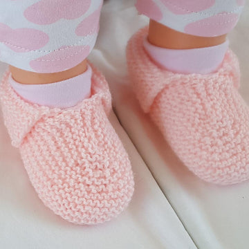 Jessica - 4ply baby shoes or slippers