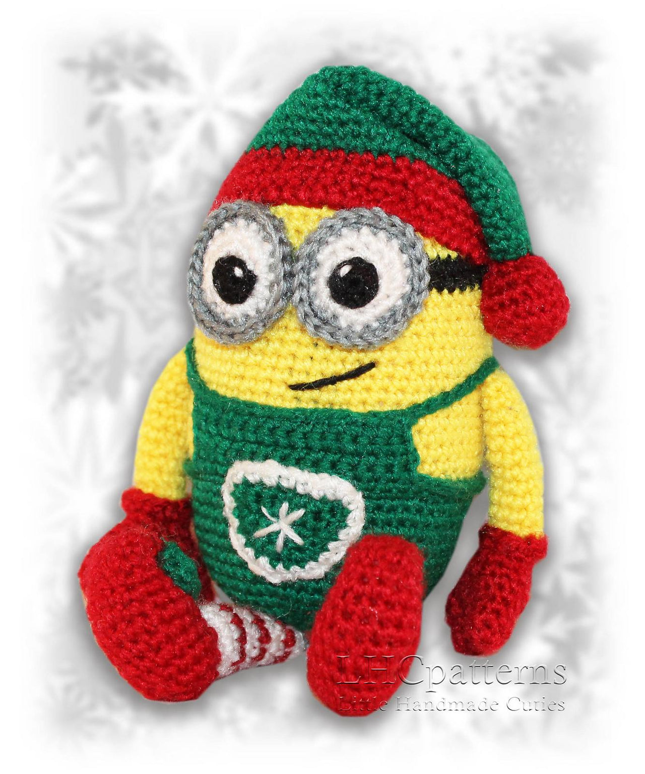 Minion Christmas Elf Crochet Pattern, Crochet Christmas Elf, Crochet Minion, Minion Crochet Pattern