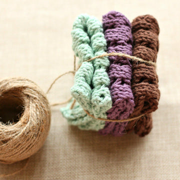 Waving Lace Washcloths