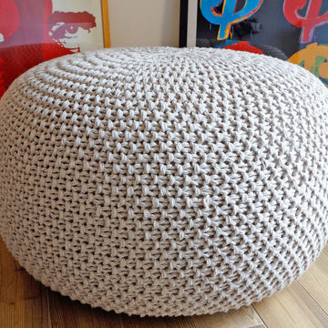 Bean Bag Ottoman Pouf Pattern