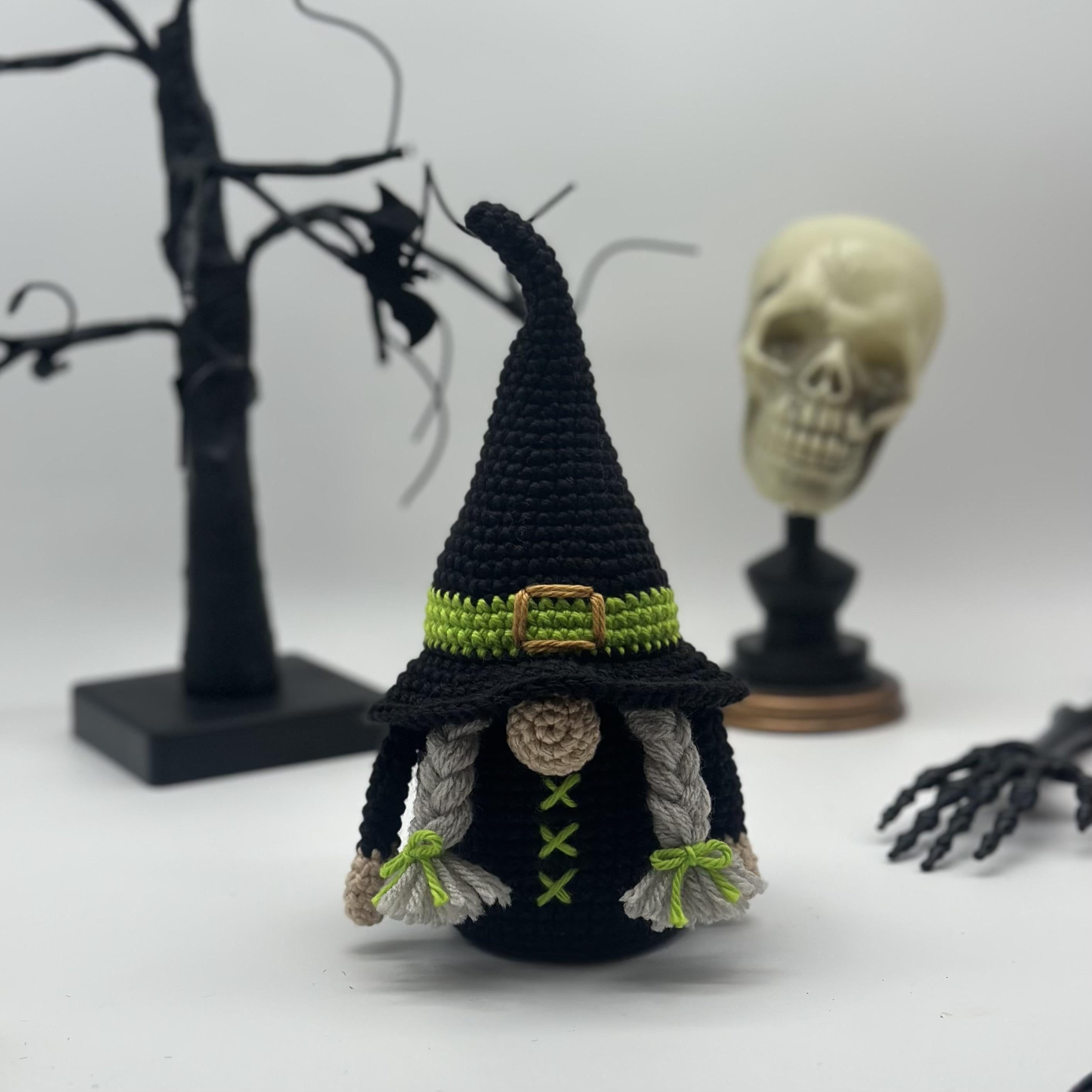 Halloween Witch Gnome