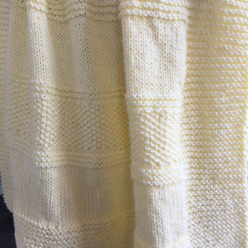 Textured Stripes Baby Blanket