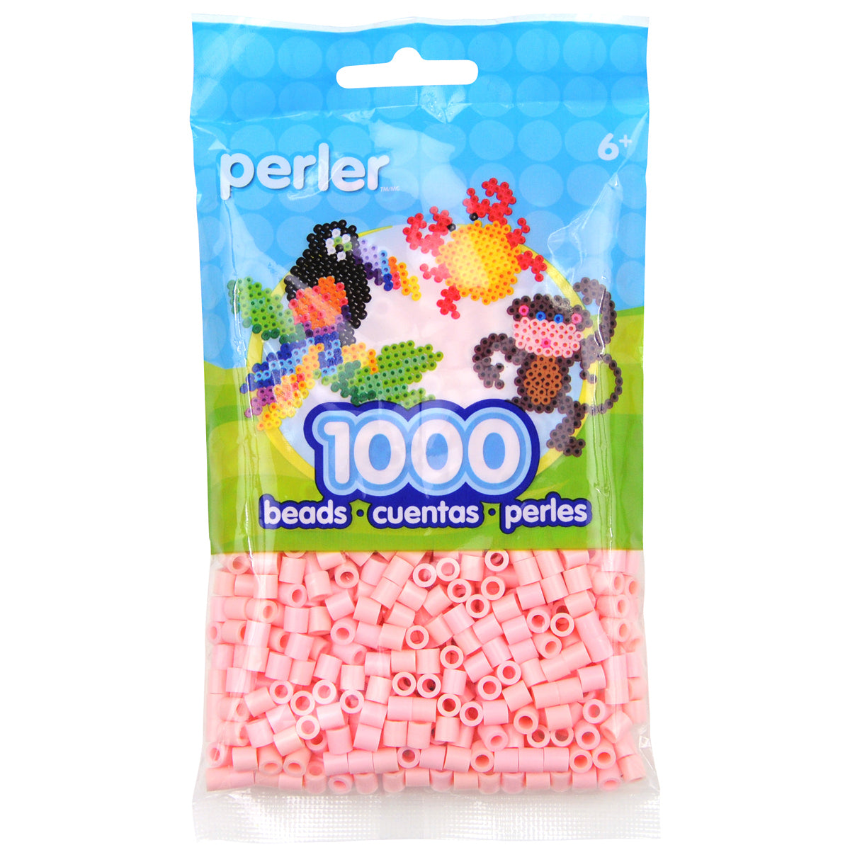 Perler Beads 1,000/Pkg - Peach