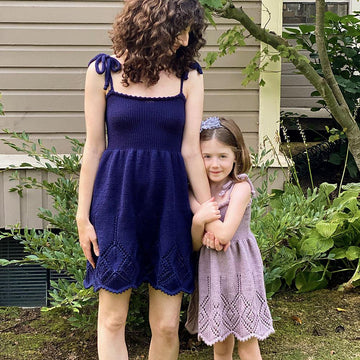 "Wild Irises" Lace Dress