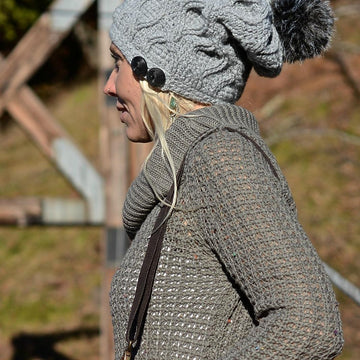 Hourglass Cabled Beanie & Slouch