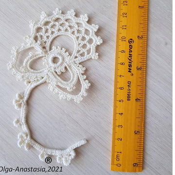 Antique flower crochet