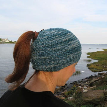Mermaid Scales Ponytail Hat