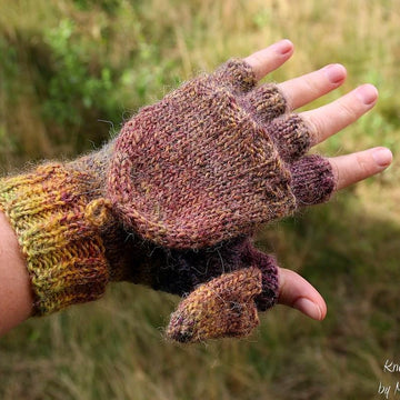 Mrs. Mumpitz convertible mitts with thumb flap