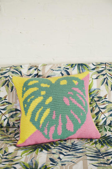 Tropical Leaf Cushion