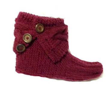 Braided Cuff Slippers Booties