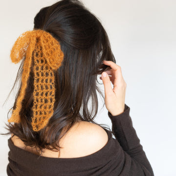 Mohair Square Mesh Headband