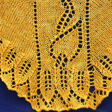 Sunflower field shawl