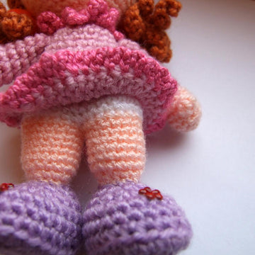 Rosinchen the fairy crochet pattern, English, Deutsch