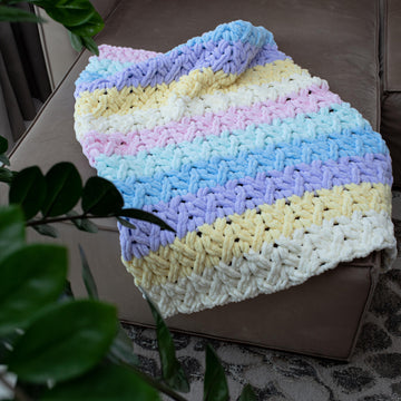 Heavy Braid Blanket Pattern