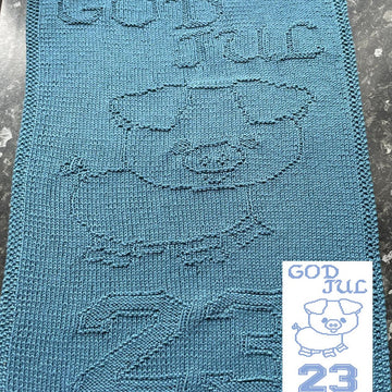 Nr. 690 23. Pig  God Jul guest towel