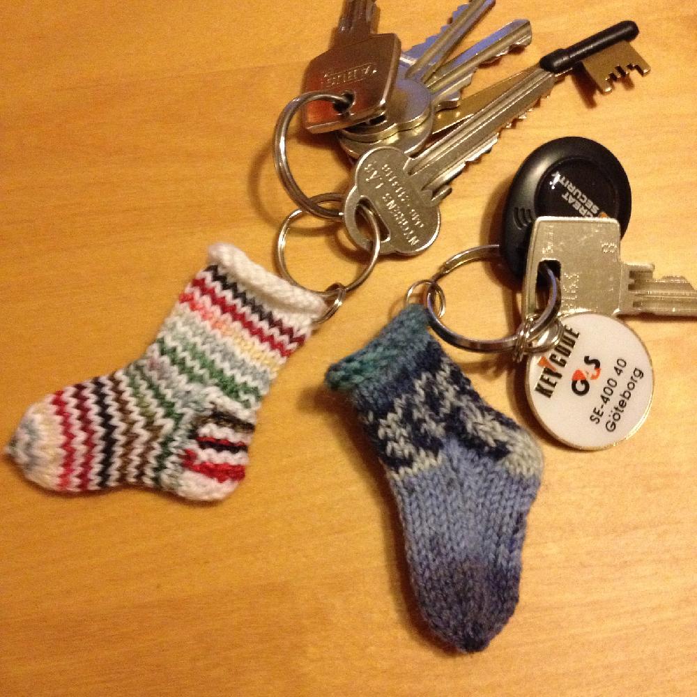 Keychain sock
