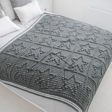 Shoot for the Stars Crochet Blanket pattern