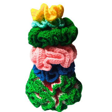 Avocado Inspired Scrunchie