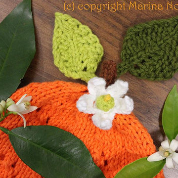 "Orange" fun lace hat