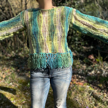 Häkelanleitung Sommersweater "Boho-Breeze"