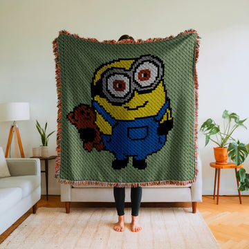 Bob Minion Blanket C2C Crochet Pattern