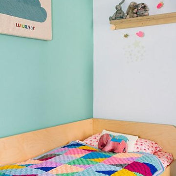 Geo Rainbow Blanket