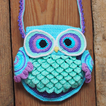 Owl Bag "Blue Dreams"