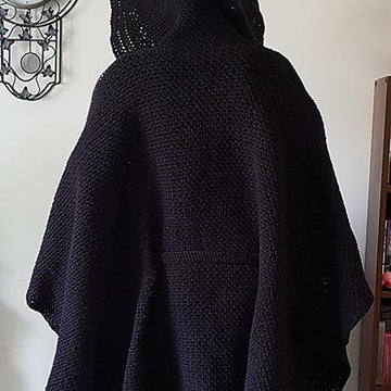Patchwork Poncho (with Hood)