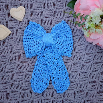 Crochet Dainty Hair Bow Pattern