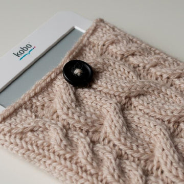 Kare Knits' Signature Cable Knit eReader/iPad Mini Case