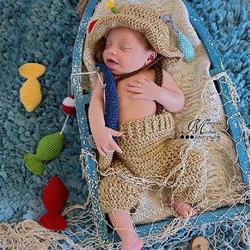 Newborn Fisherman Outfit