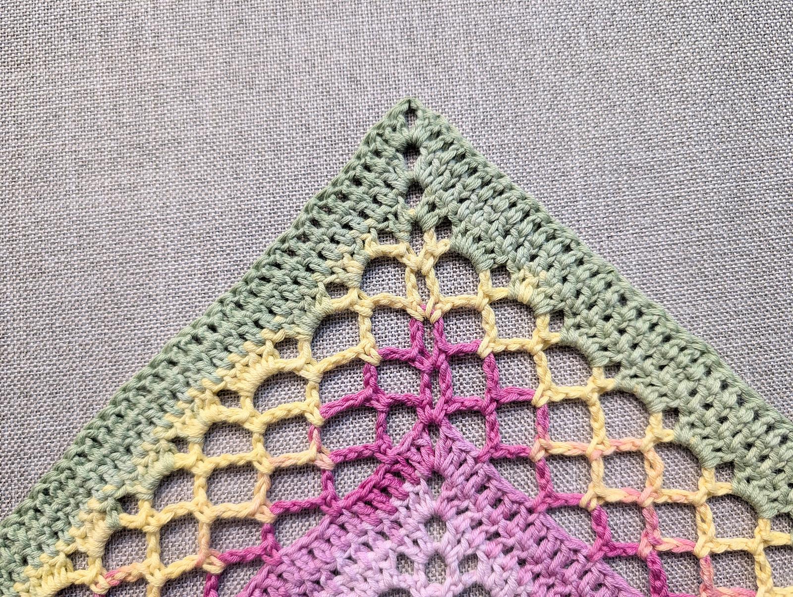 Crochet Bandana/Shawl Pattern #36