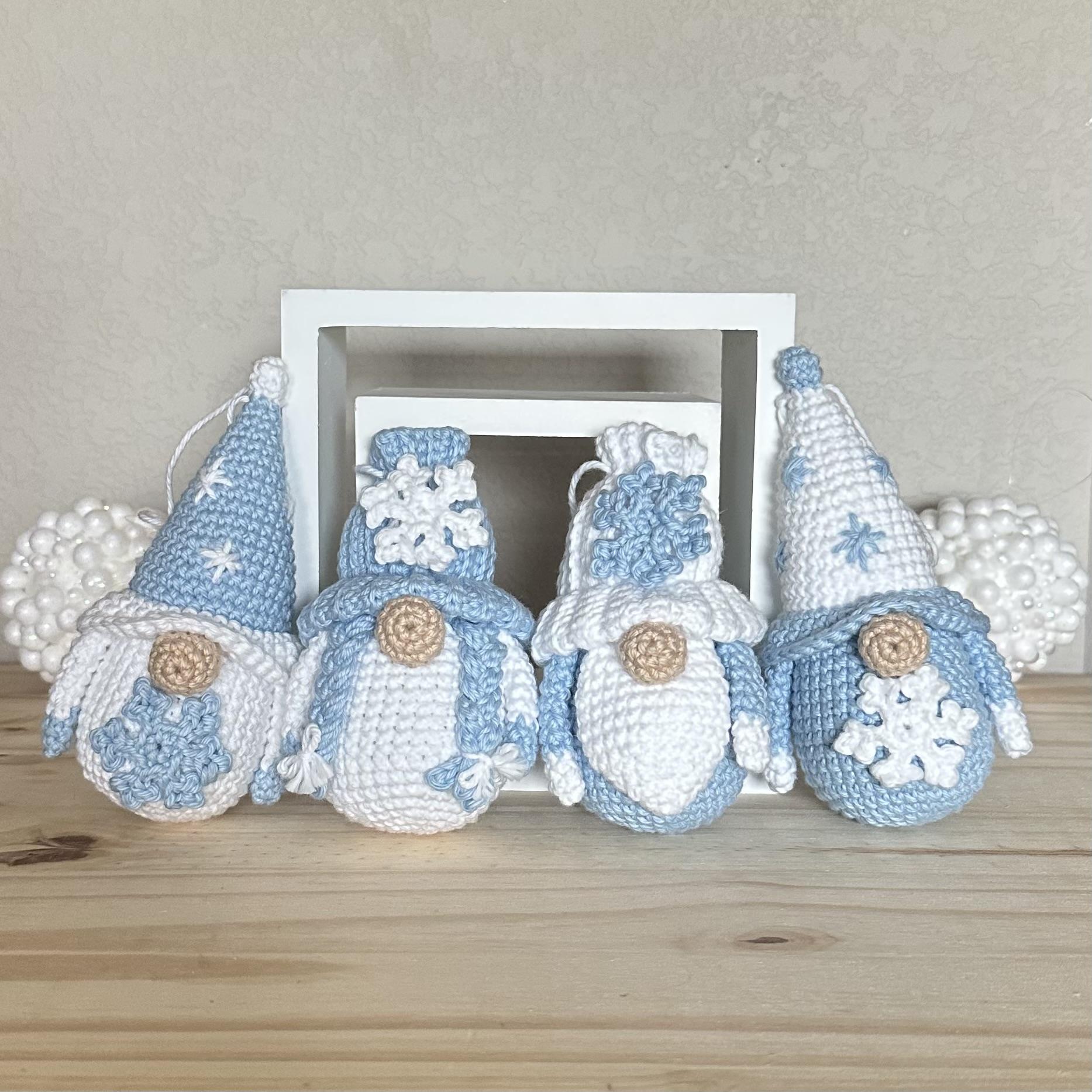 Winter Gnome Christmas Ornaments