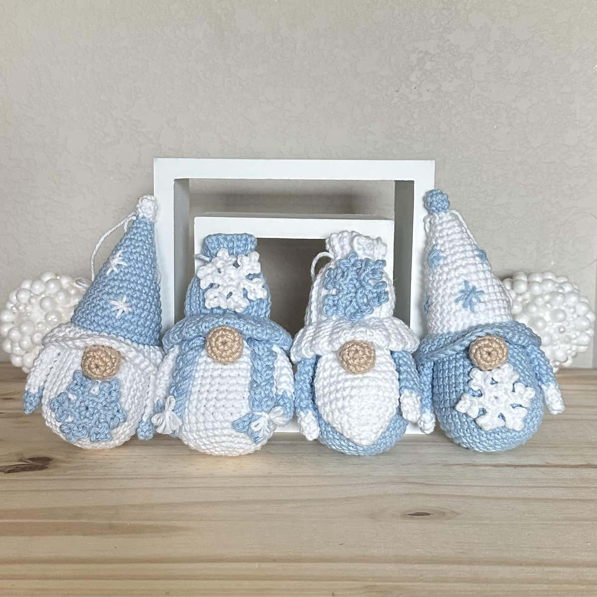 Winter Gnome Christmas Ornaments