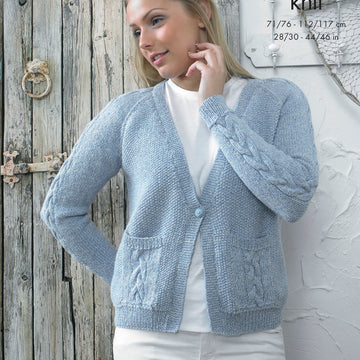 Cardigans in King Cole Authentic DK - 4128 - Downloadable PDF