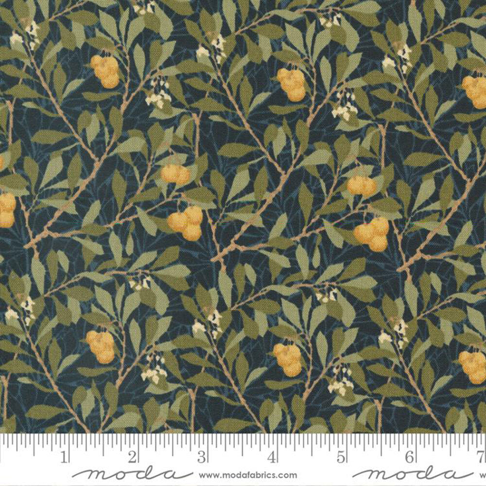 Moda Fabrics Morris Meadow - Damask Black