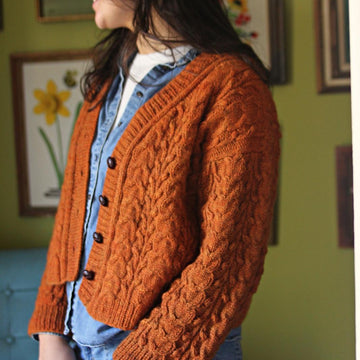 Smoked Orange Cardigan
