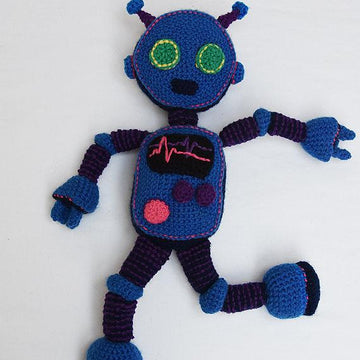 Blue Robot Amigurumi