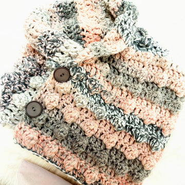 Bubbles collar scarf