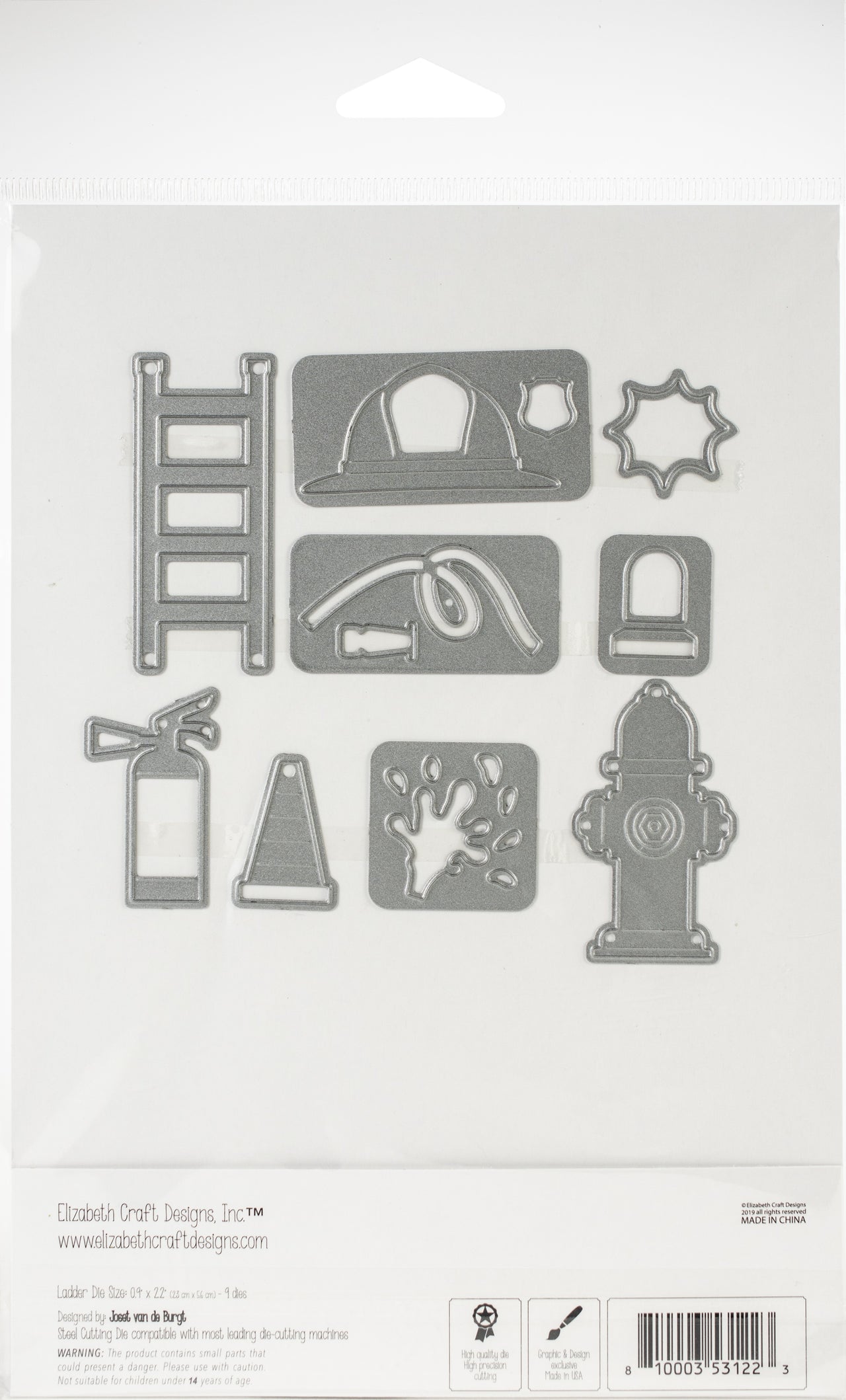 Elizabeth Craft Designs Elizabeth Craft Metal Die - Fire Accessories