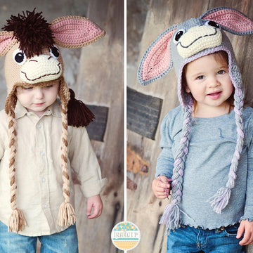 Funky Donkey Hat with Tail