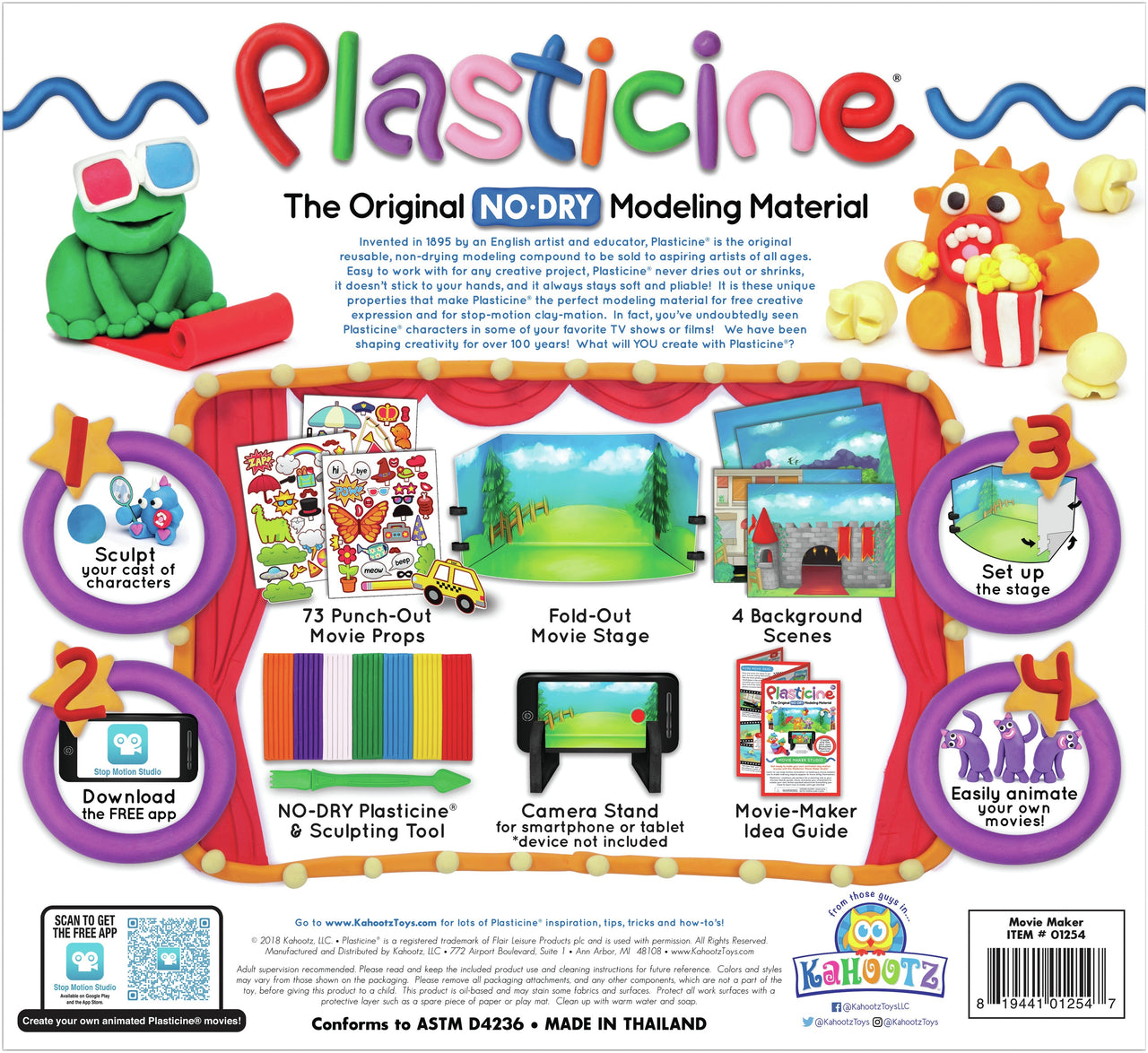Patch Products Plasticine Movie Maker Studio Kit - 549764