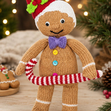 Gingerbread Man & Candy Cane Toy or Christmas Decoration 37cm LH026